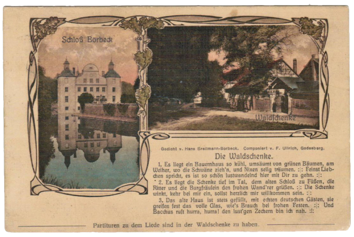 Waldschenke, Postkarte von 1906